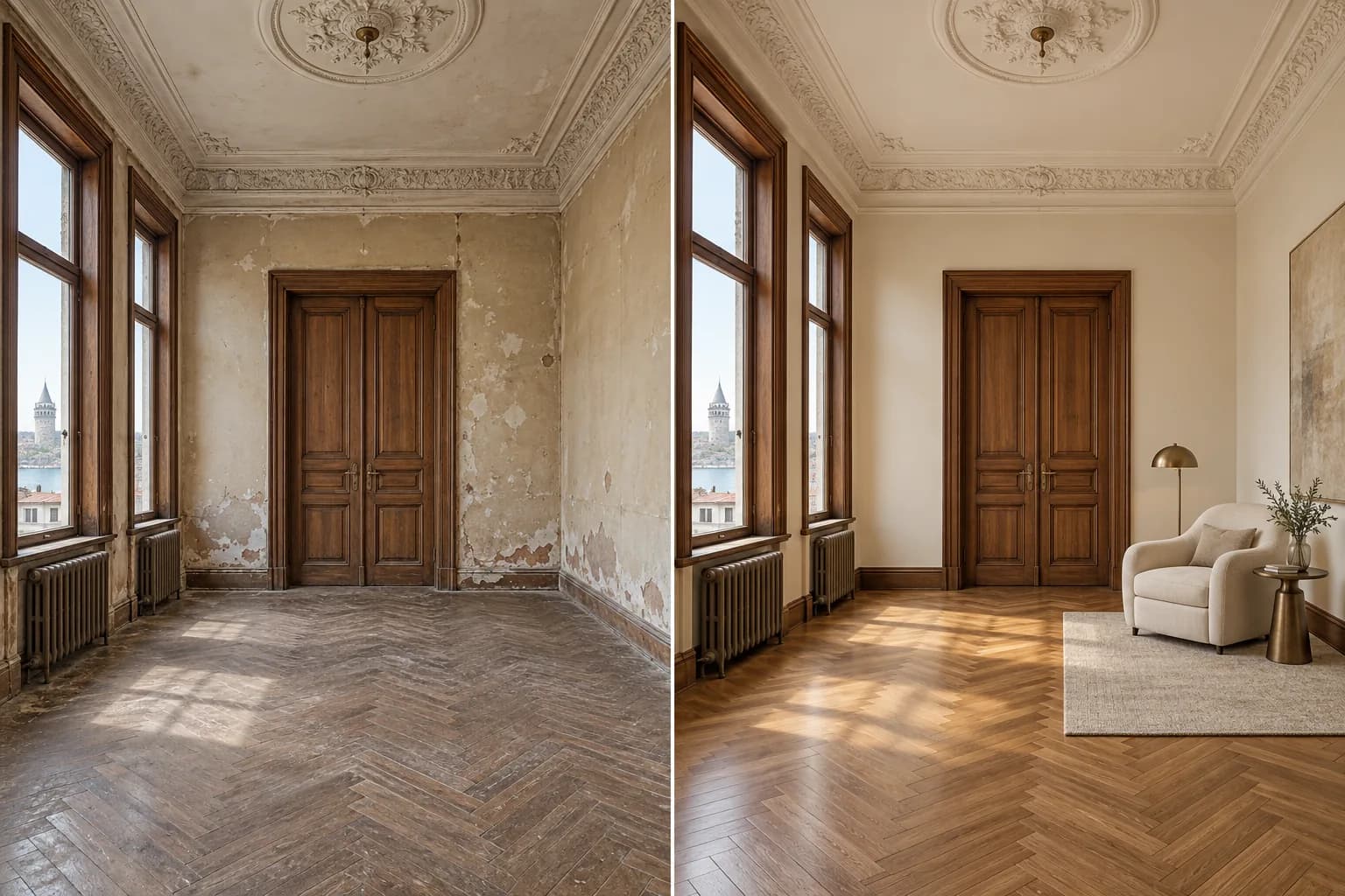 Before / after